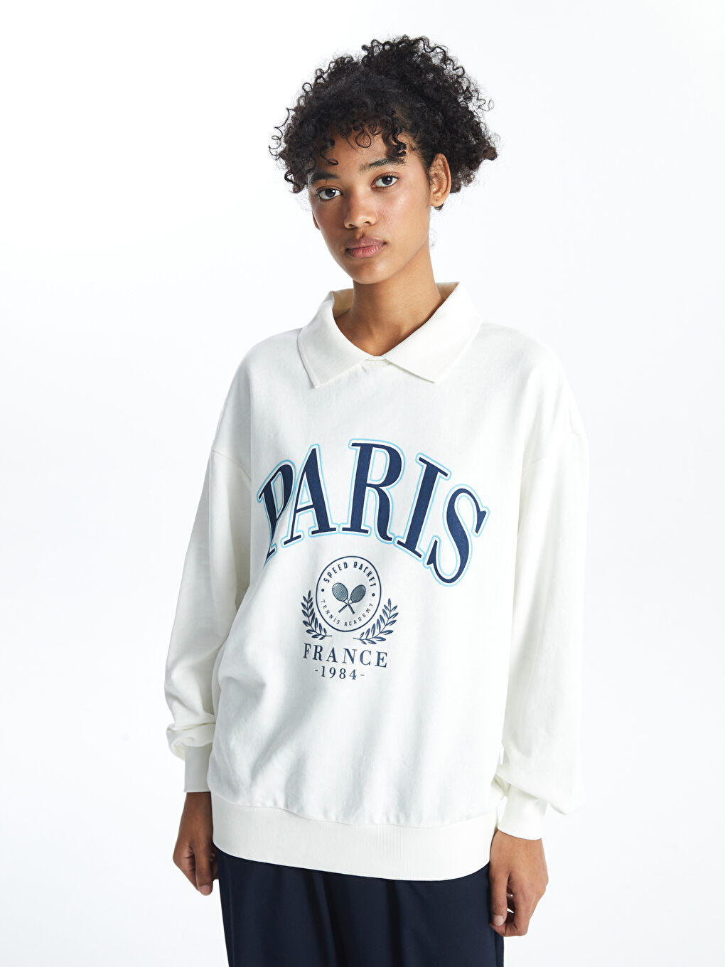 Rolka Štampana Prevelika Ženska Dukserica