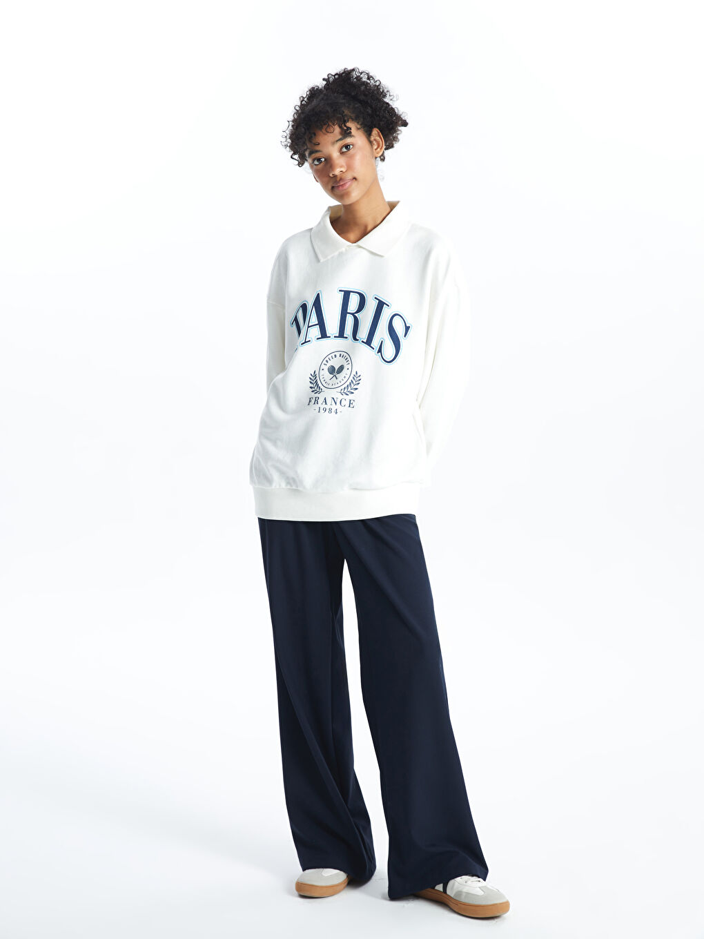 Rolka Štampana Prevelika Ženska Dukserica-1