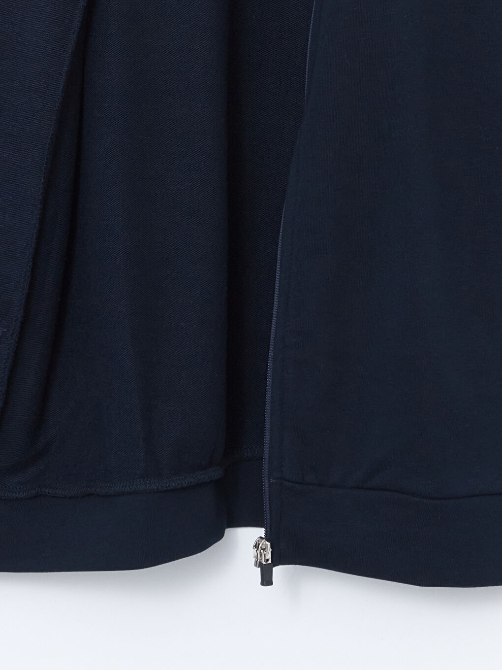 Funnel Neck Long Sleeve Men's Zip-Up Sweatshirt-5