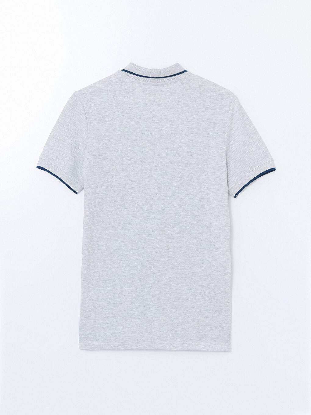 T-shirt en piqué à manches courtes et col polo pour homme-5