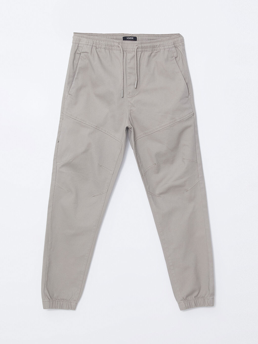 XSIDE Bej Standart Kalıp Gabardin Erkek Jogger Pantolon - 4