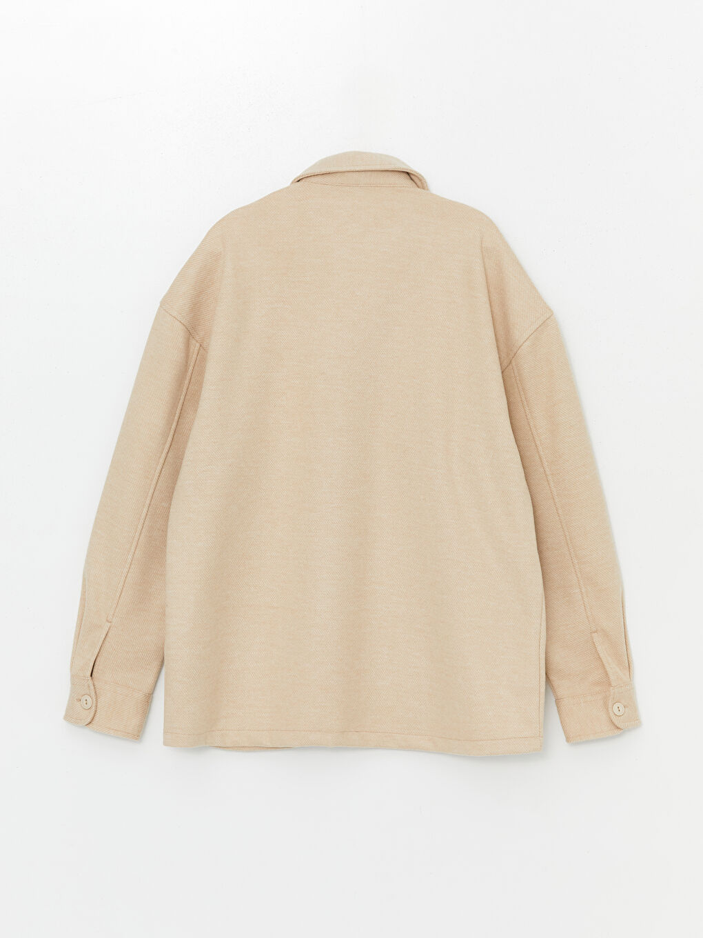 თავისუფალი ჭრის გრძელმკლავიანი მამაკაცის პერანგის ჟაკეტი-5