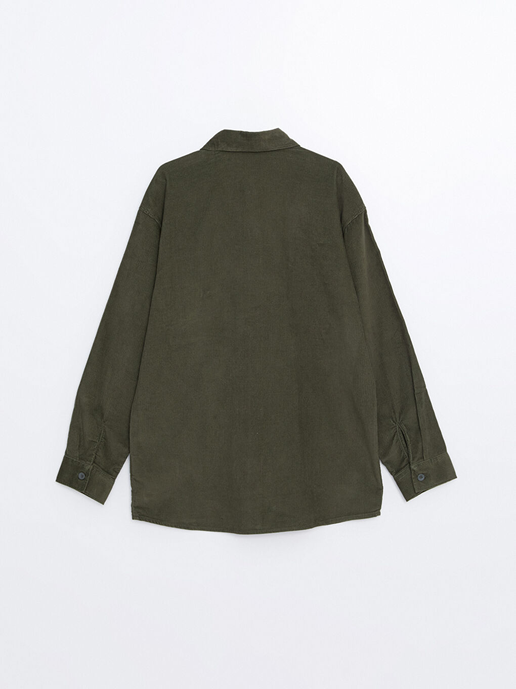LCW Kids Loose Fit Velvet Boys' Shirt -W46759Z4-KDX