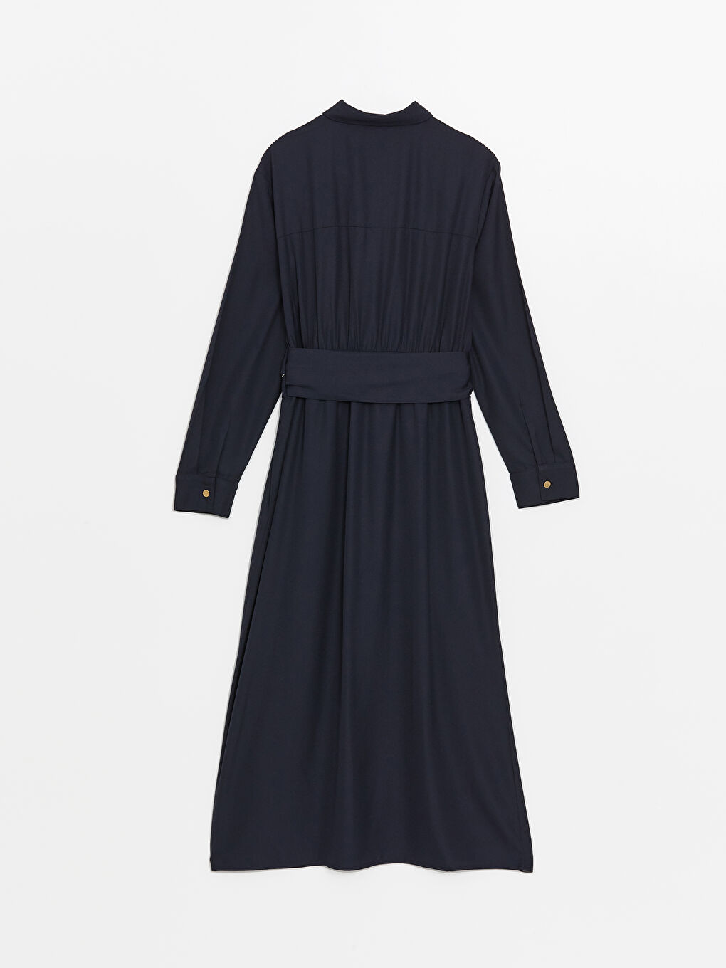 LCW Vision Plain Long Sleeve Women's Shirt Dress -W46785Z8-HRZ