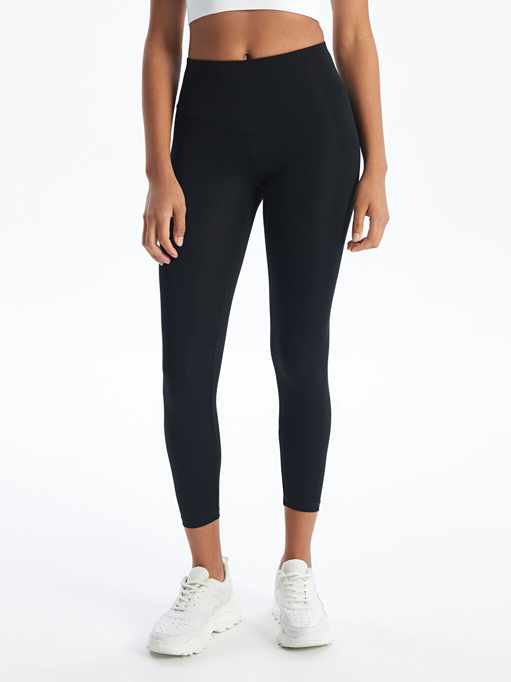 ქალებისთვის ელასტიური წელი უბრალო სპორტული გამაშები-1