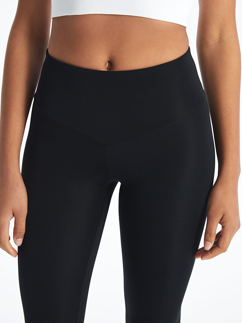 ქალებისთვის ელასტიური წელი უბრალო სპორტული გამაშები-2