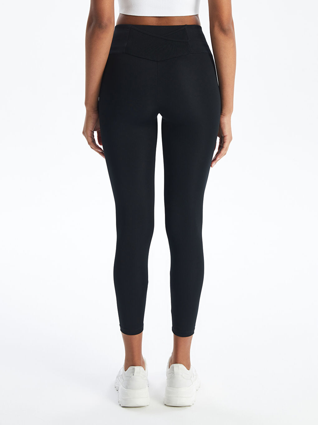 ქალებისთვის ელასტიური წელი უბრალო სპორტული გამაშები-3