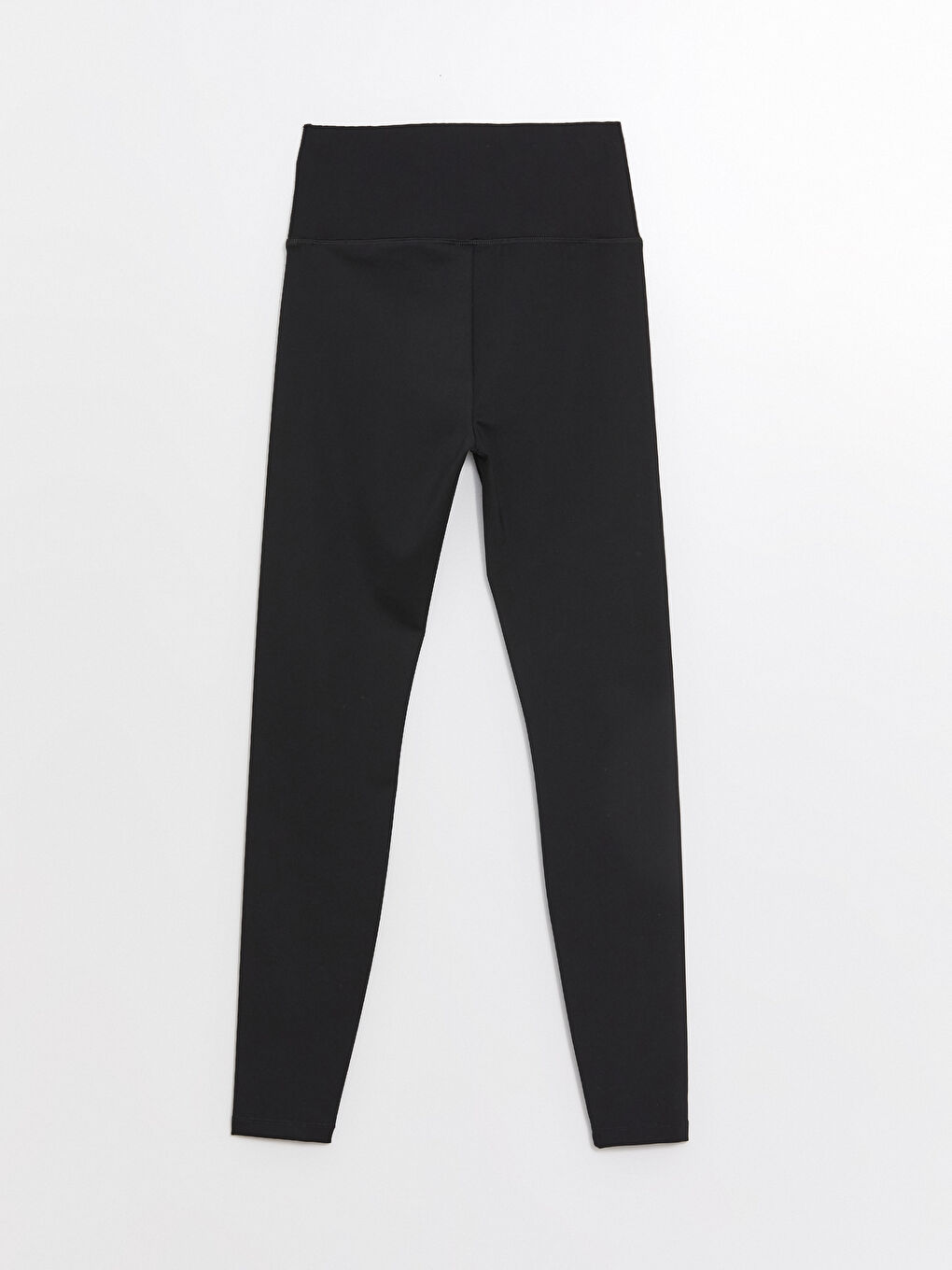 Women's Elasticated Waist Plain Sports Leggings-5