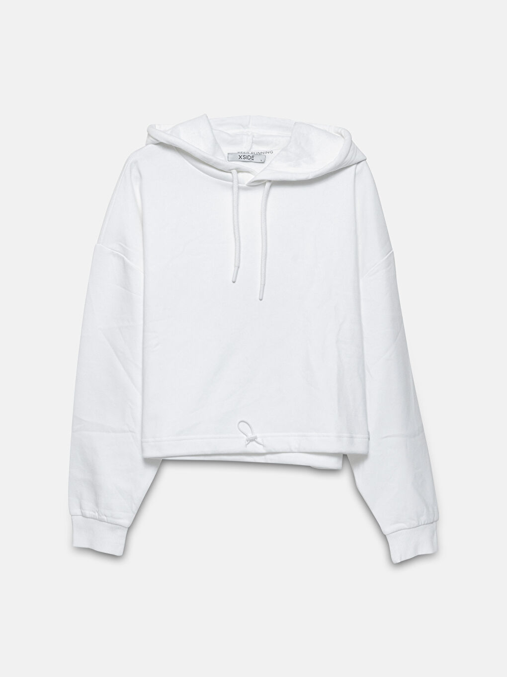 XSIDE ACTIVE Kapüşonlu Düz Uzun Kollu Kadın Sweatshirt -W46795Z8-FDU