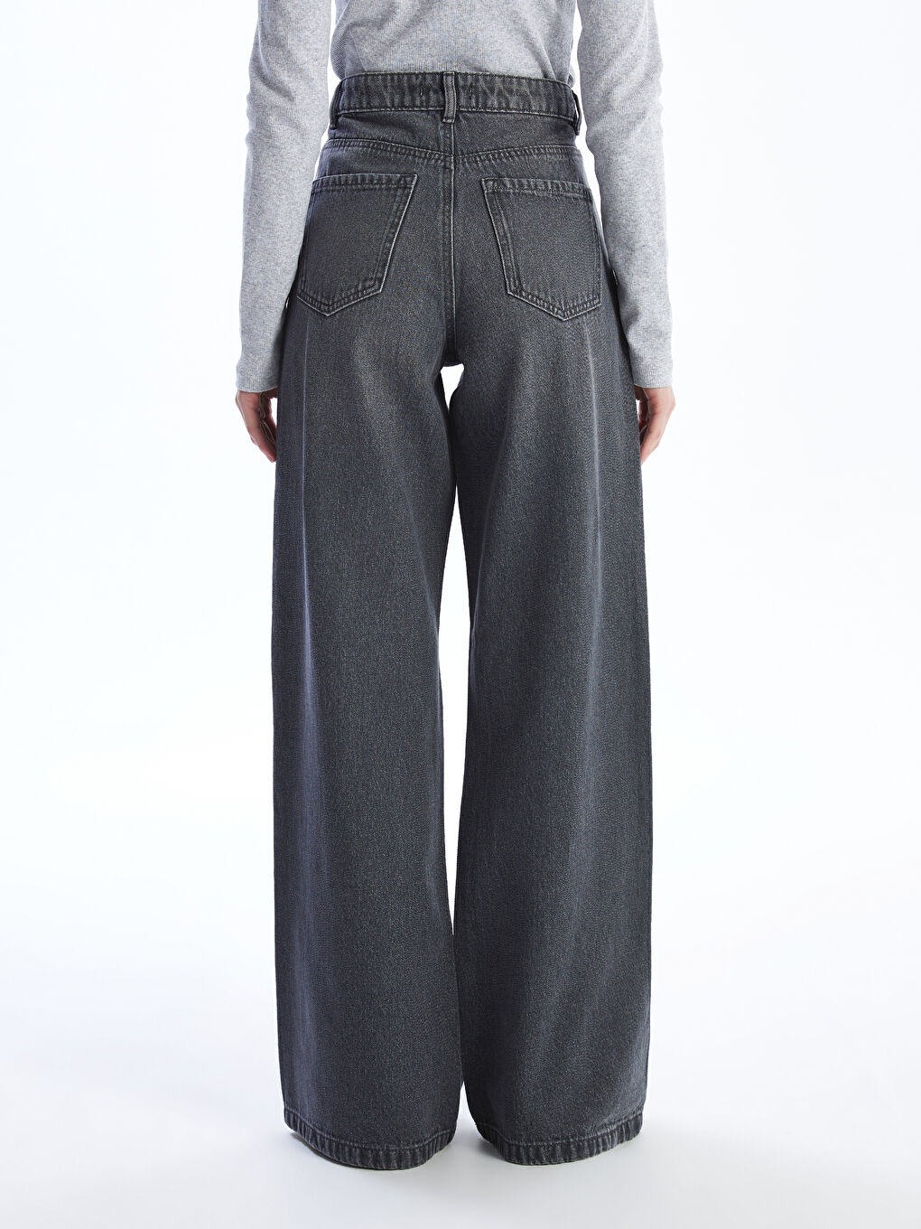 LCW Jeans Ženske farmerke širokih nogavica -W46804Z8-GRD