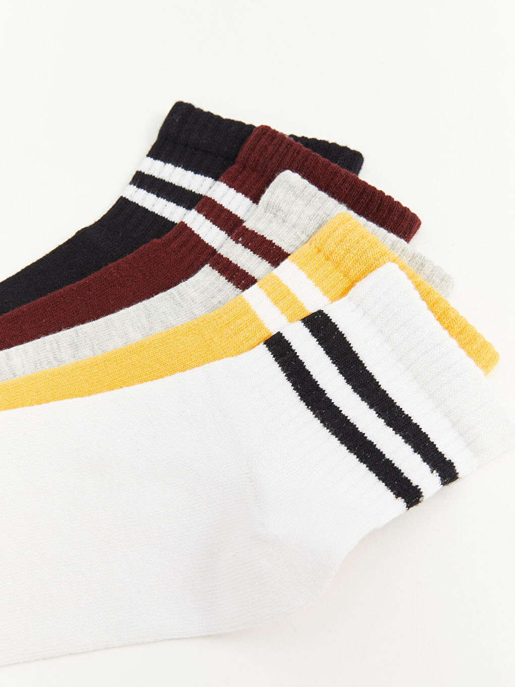 Striped Women's Ankle Socks 5 Pack-2