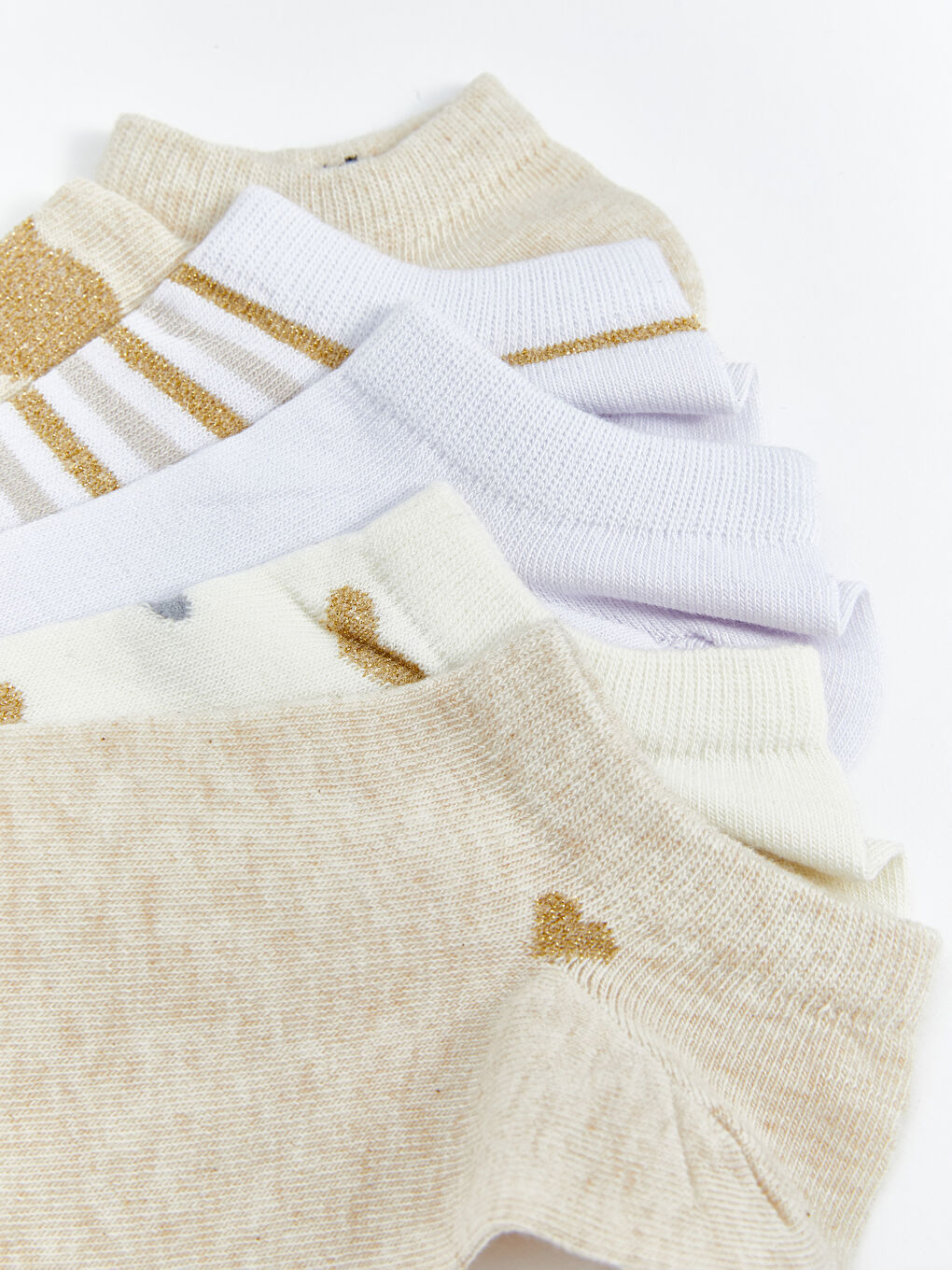 Patterned Women's Trainer Socks 5 Pack-3