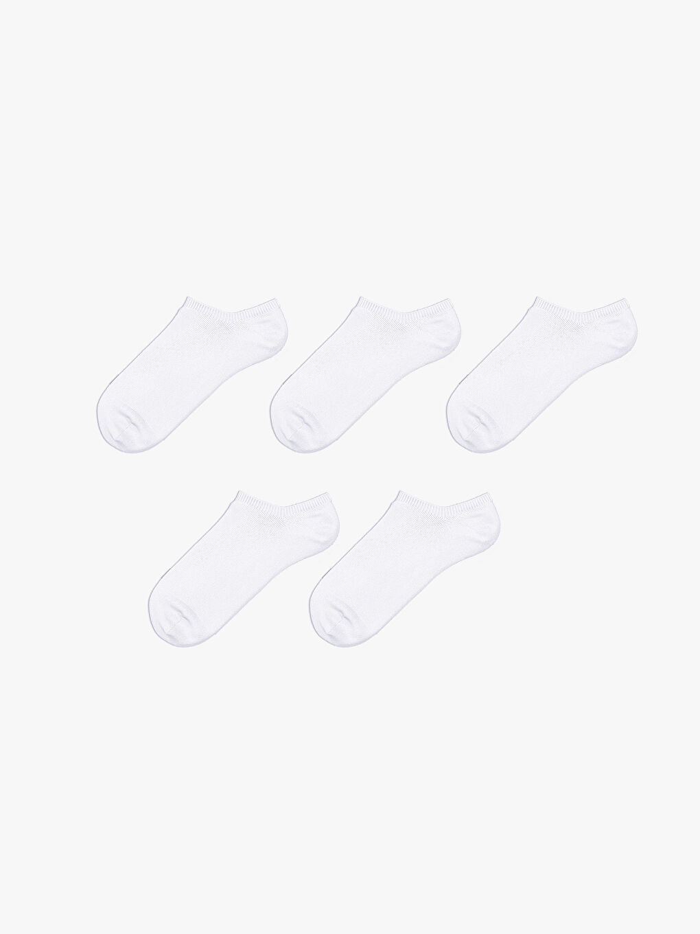 Women's Plain Trainer Socks 5 Pack-1