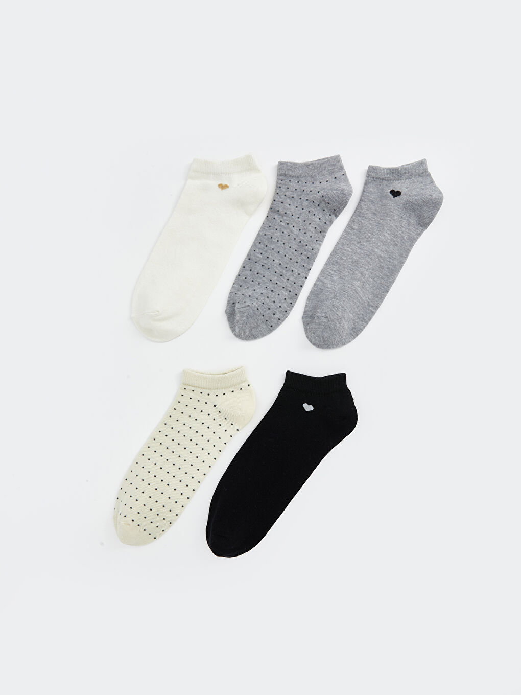 جوارب رياضية منقوشة للسيدات - ٥ قطع