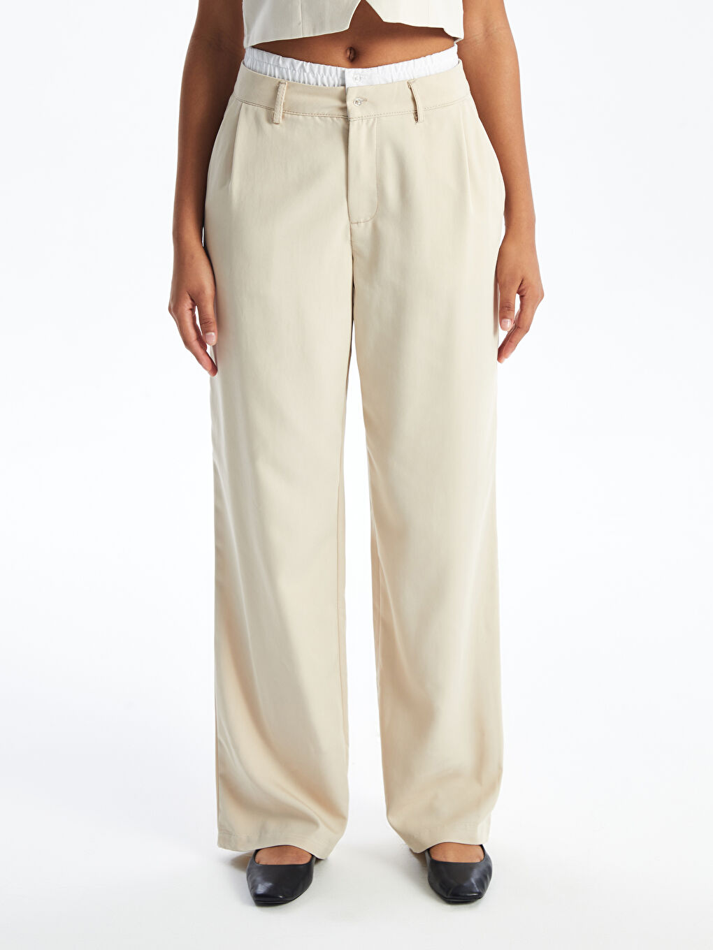 XSIDE Loose Fit Women's Trousers -W46876Z8-YF7
