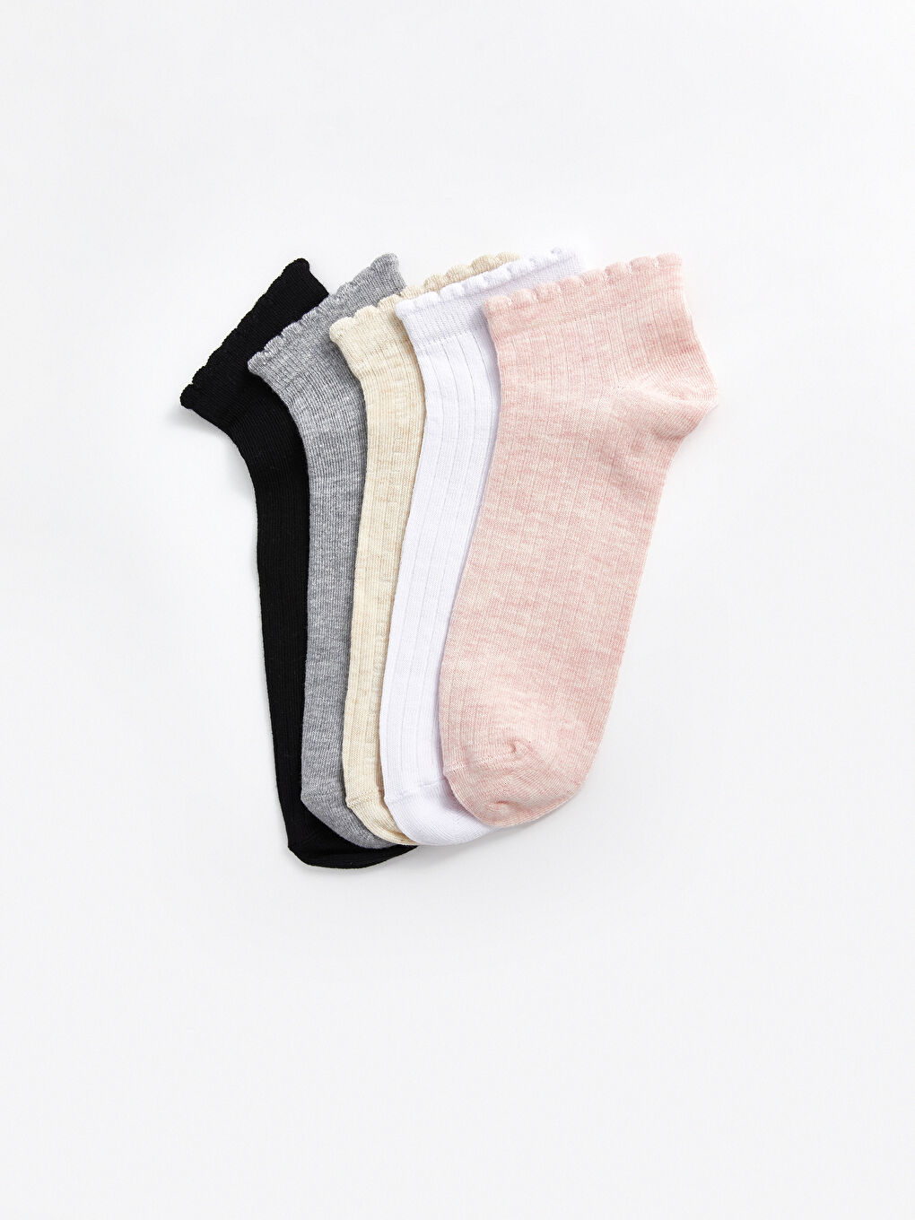 جوارب رياضية منقوشة للسيدات - ٥ قطع-1