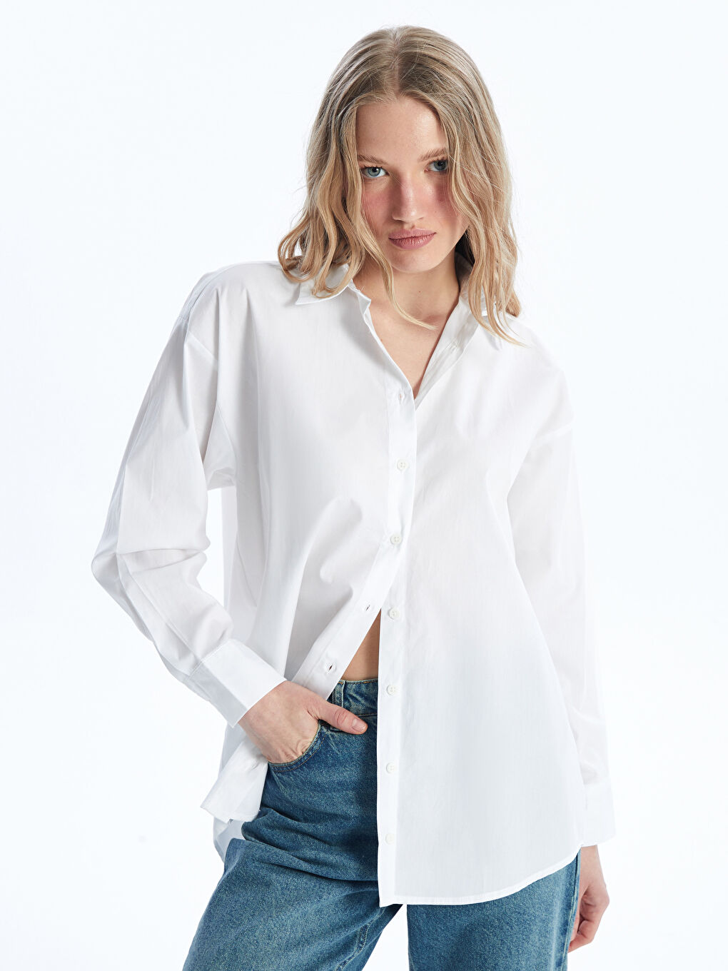 XSIDE Poplin Women's Shirt -W46895Z8-Q6K