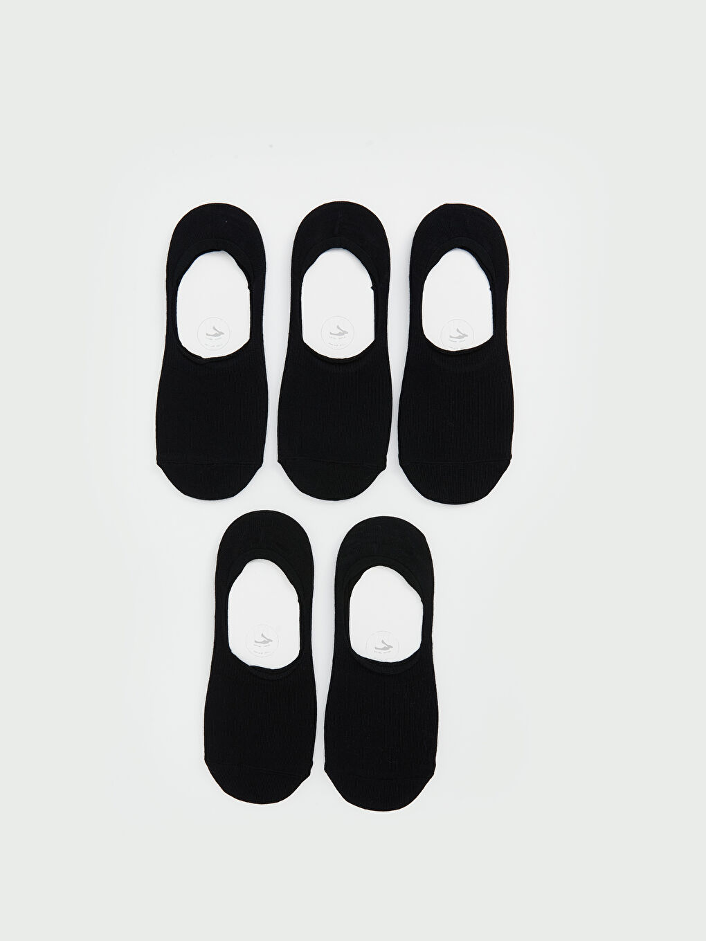 Women's Plain Invisible Socks 5 Pack