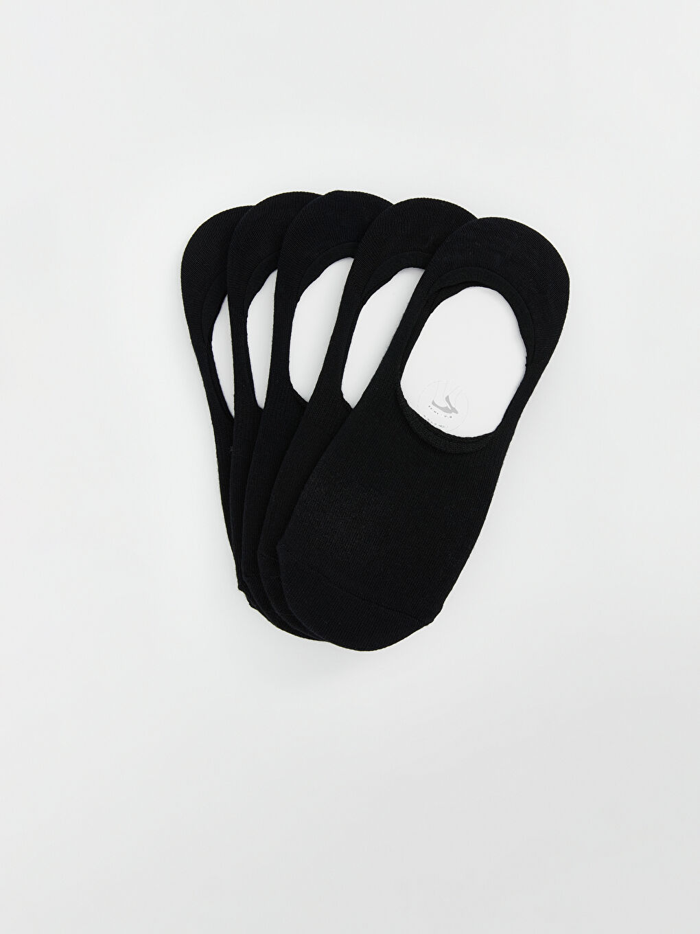 Women's Plain Invisible Socks 5 Pack-1