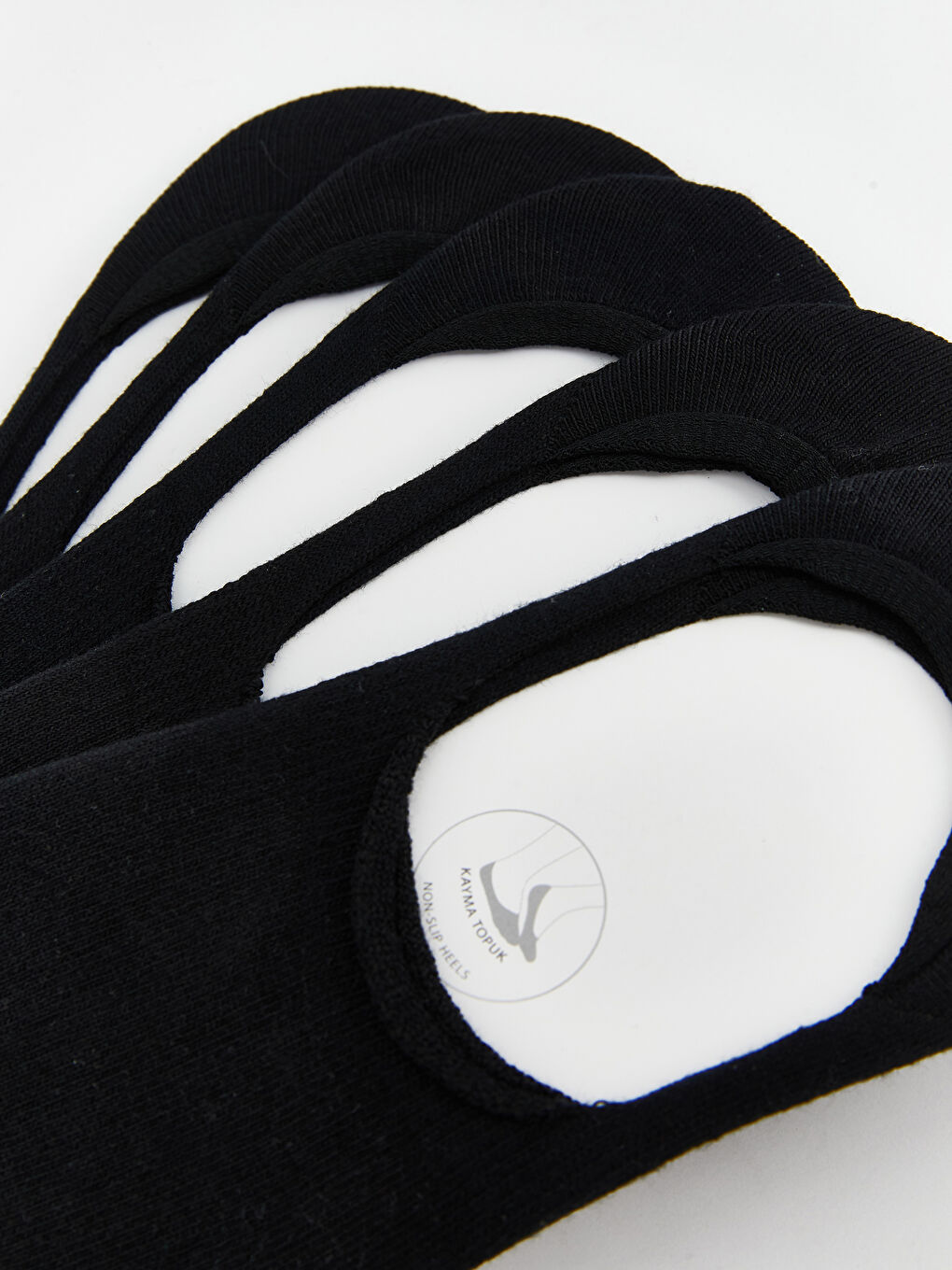 Women's Plain Invisible Socks 5 Pack-3