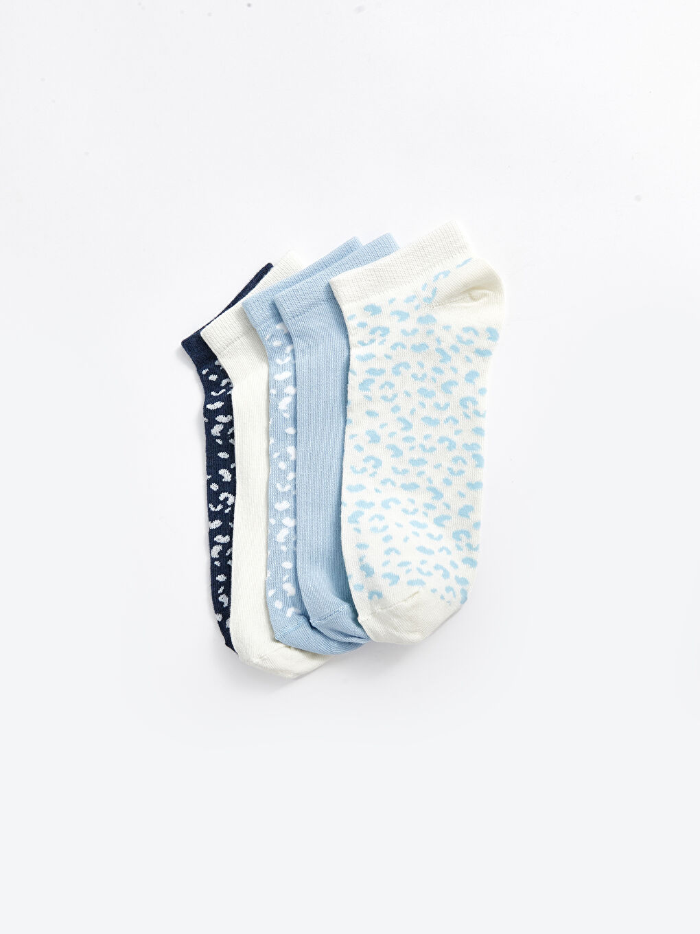 Patterned Women's Trainer Socks 5 Pack-1