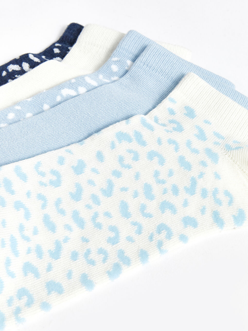 Patterned Women's Trainer Socks 5 Pack-2