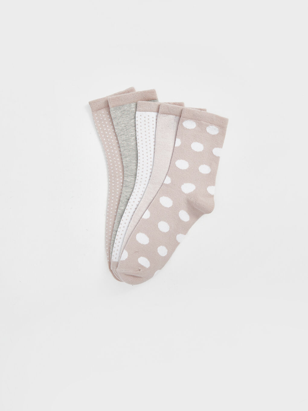 Patterned Women's Ankle Socks 5 Pack-1