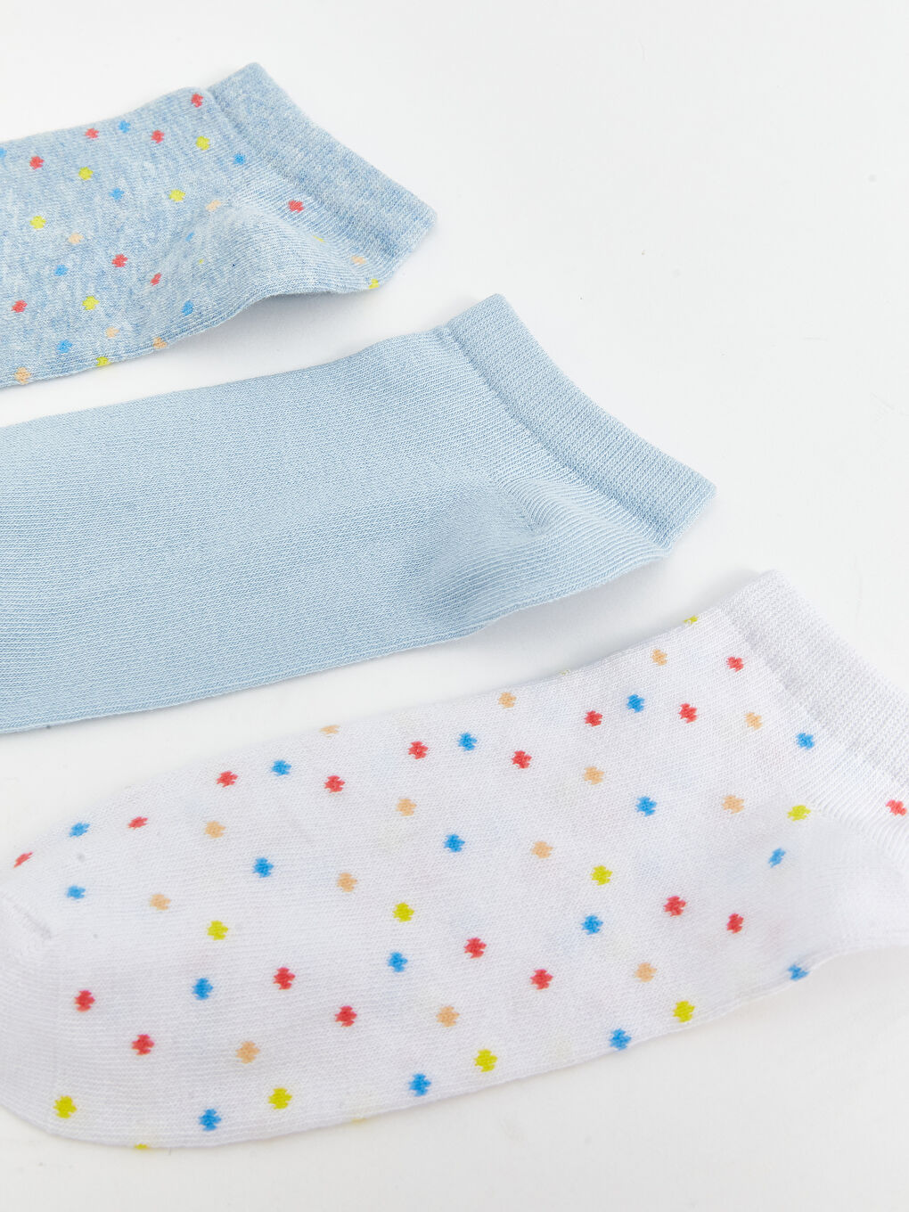 Polka Dot Women's Trainer Socks 5 Pack-1