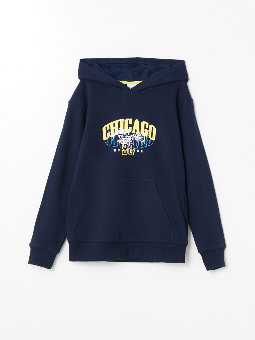 LCW Kids Lacivert Kapüşonlu Erkek Çocuk Sweatshirt