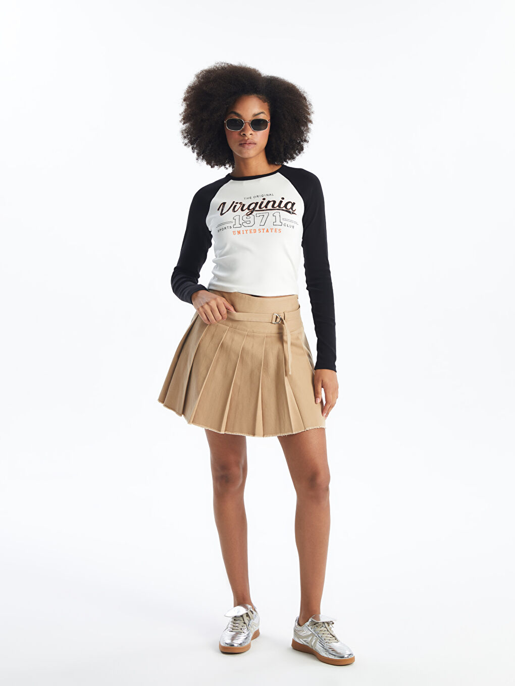 XSIDE Crew Neck Printed Long Sleeve Women's Body -W47104Z8-R9J
