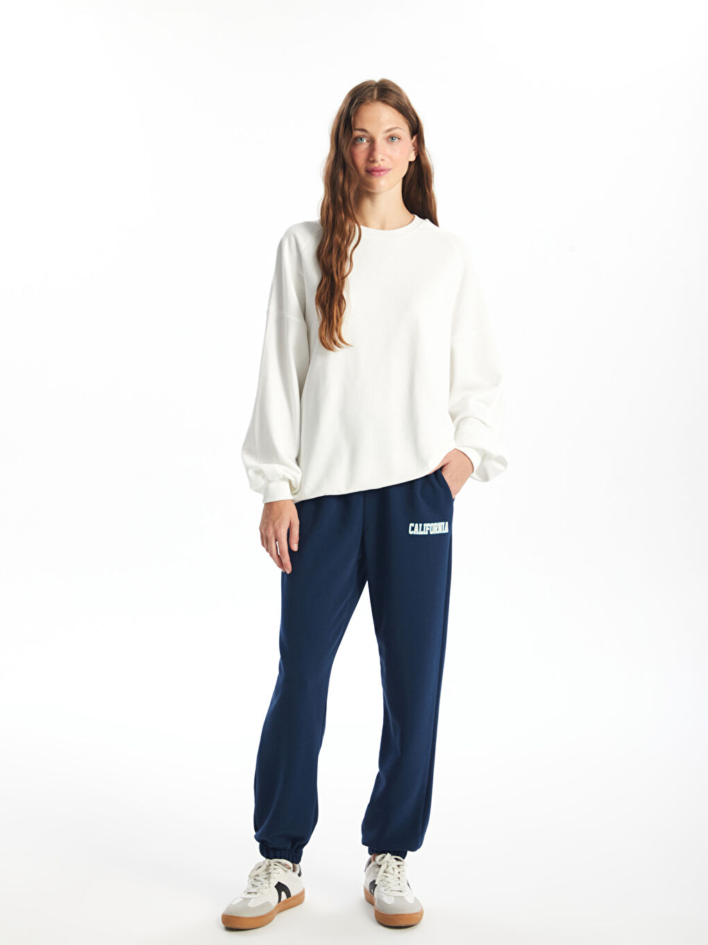 XSIDE Bedruckte Jogginghose mit elastischem Bund für Damen -W47123Z8-YA6