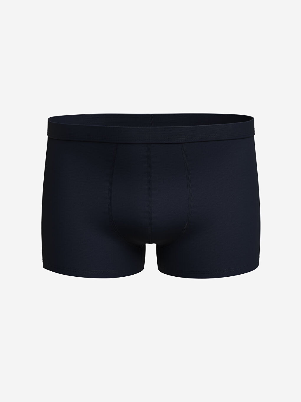 سراويل بوكسر قطن مطاطي عادي للرجال - مجموعتين-1