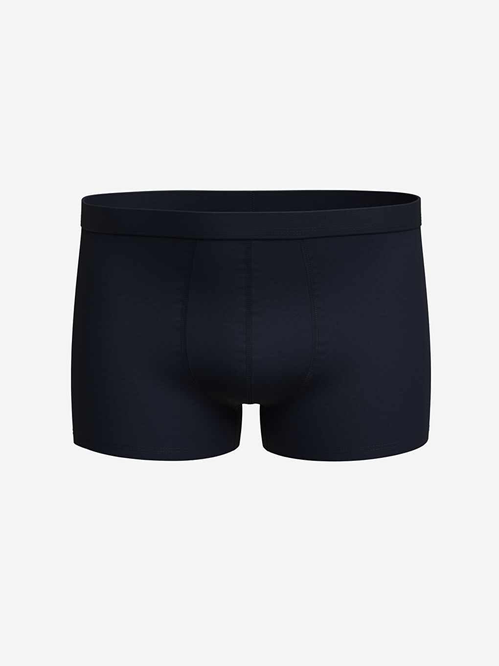 سراويل بوكسر قطن مطاطي عادي للرجال - مجموعتين-2