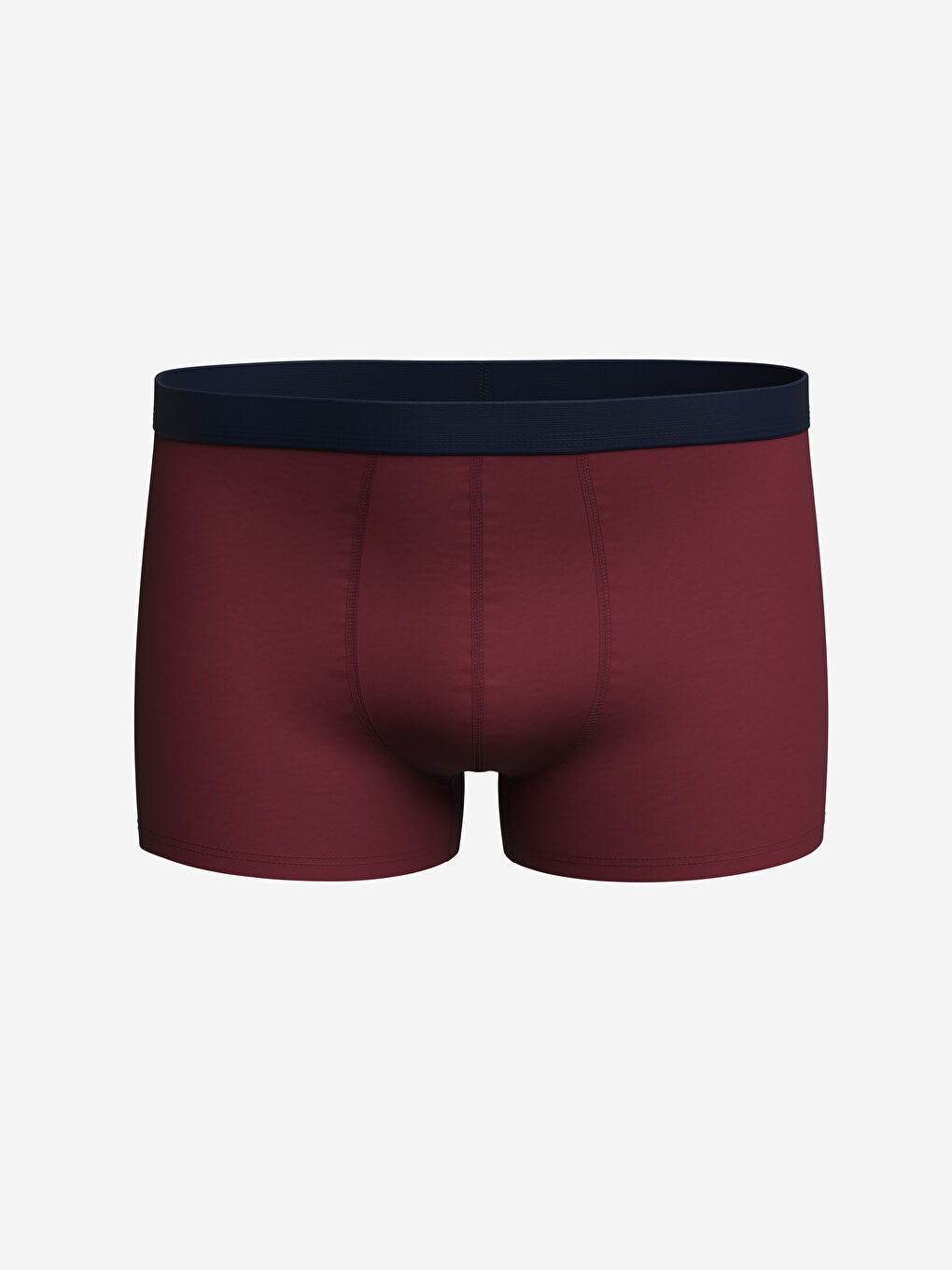 سروال بوكسر قطن مطاطي عادي للرجال - عبوتان-1