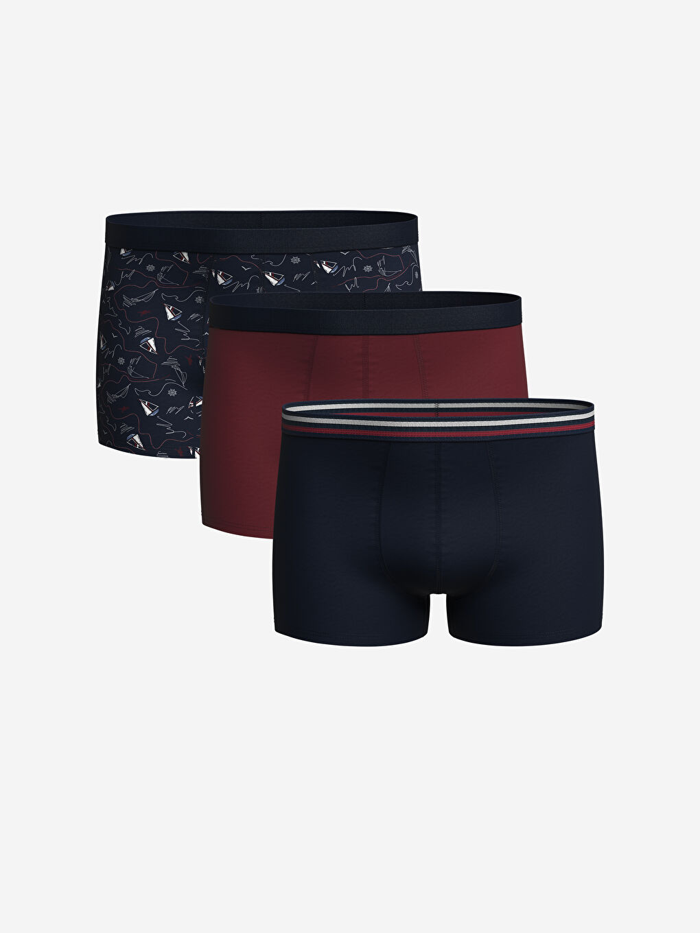 LC WAIKIKI Standard Fit Cotton Stretch Men's Boxer 3-pack -W47315Z8-LSJ