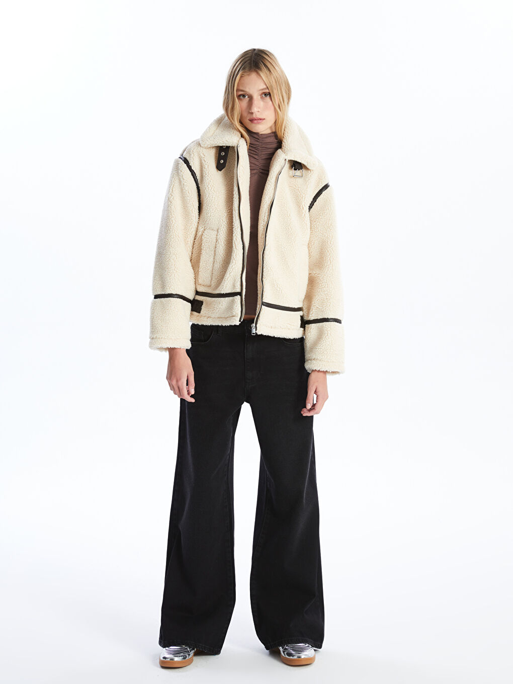 Женское Пальто Cachet С Воротником Куртки-3