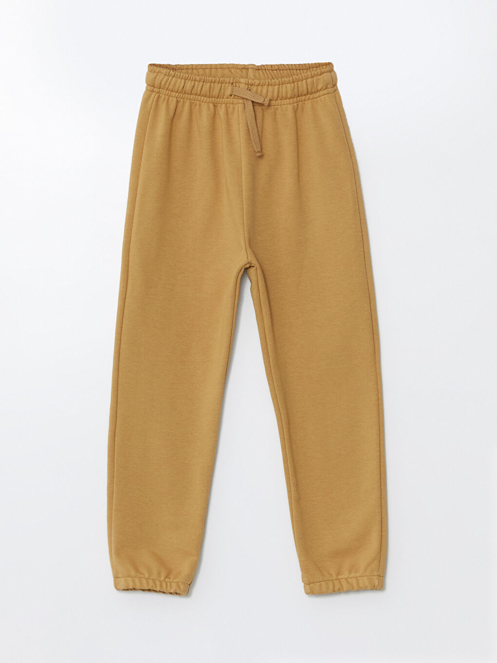 Bej Beli Lastikli Erkek Çocuk Jogger Eşofman Altı