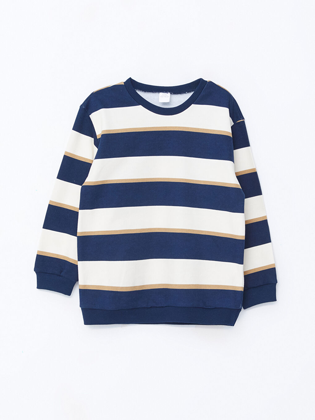 LCW Kids Crew Neck Printed Long Sleeve Boys' Sweatshirt 2 Pack -W47361Z1-GN9