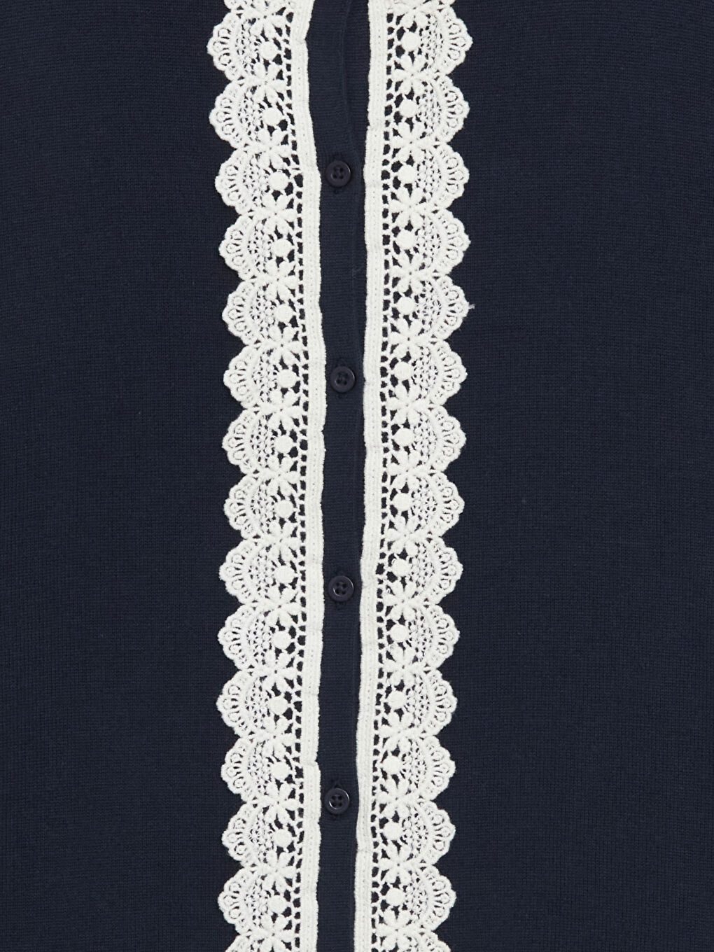 Кардиган с круглым вырезом для девочек из трикотажа-1