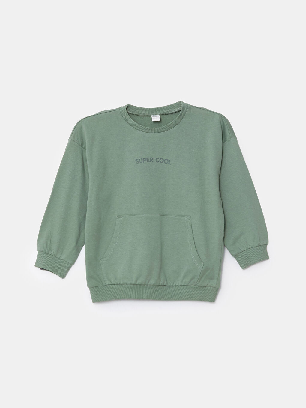 Set de Bluze cu Guler Rotund și Mâneci Lungi Imprimate pentru Bebeluși Băieți și Pantaloni de Trening 2 Bucăți-1