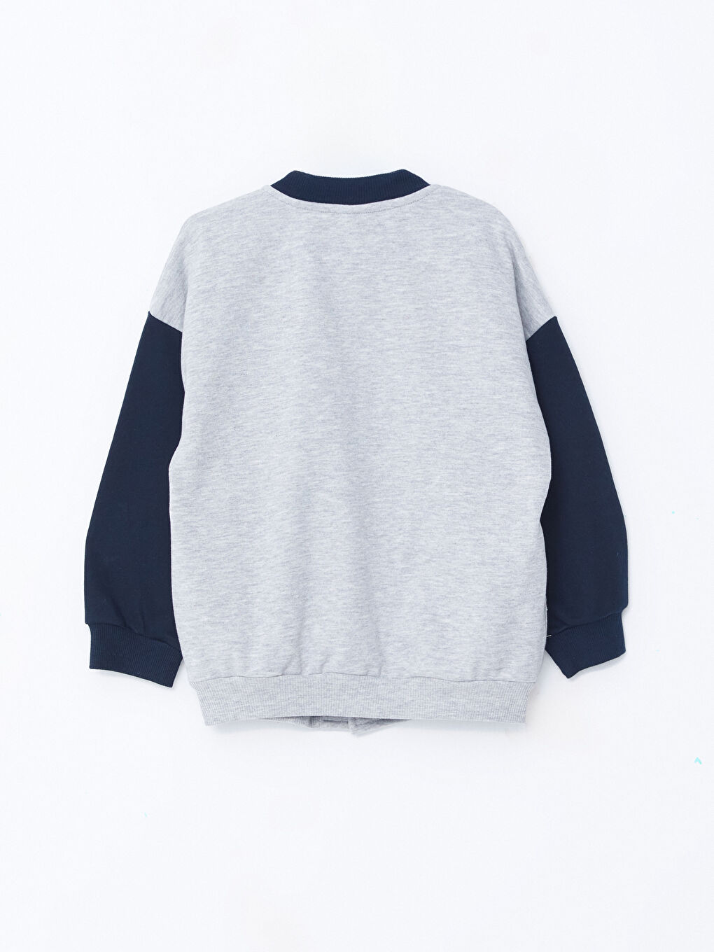 Gri Baskılı Erkek Çocuk Kolej Ceket-1