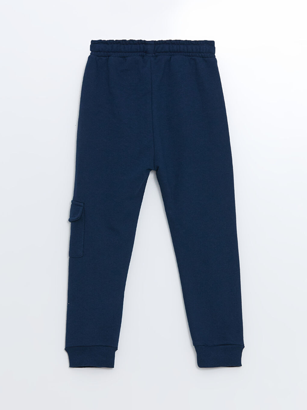 Lacivert Beli Lastikli Erkek Çocuk Jogger Eşofman Alt-1