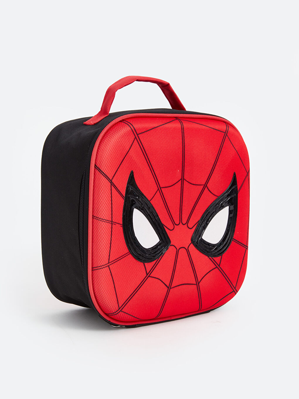 LCW ACCESSORIES Canlı Kırmızı Spiderman Baskılı Erkek Çocuk Beslenme Çantası