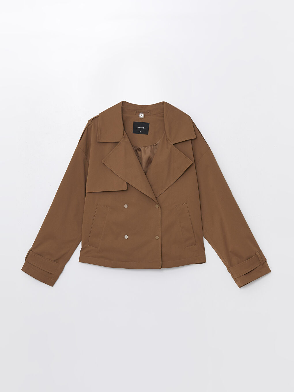 Hooded Women's Trench Coat-6