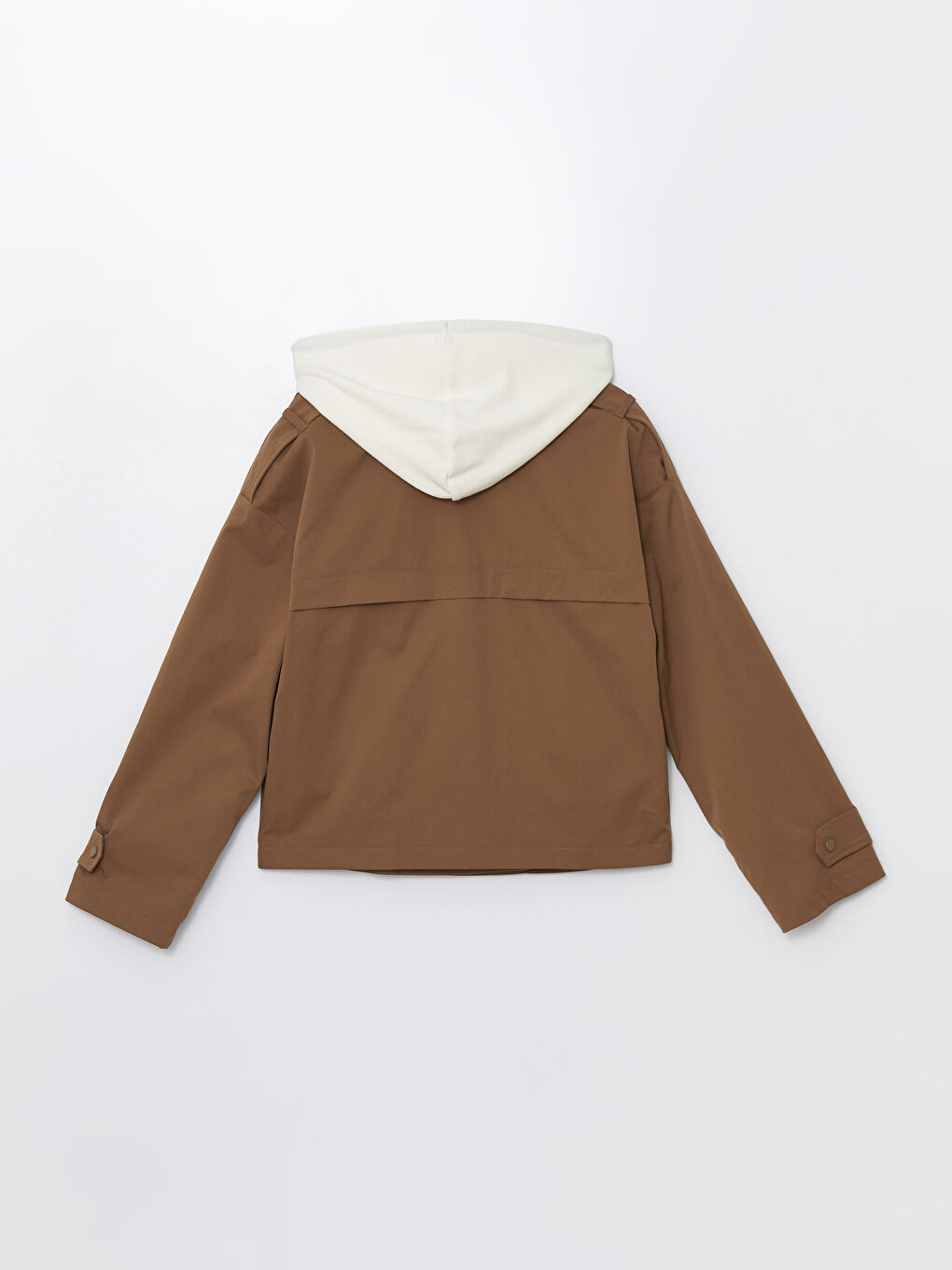 Hooded Women's Trench Coat-7