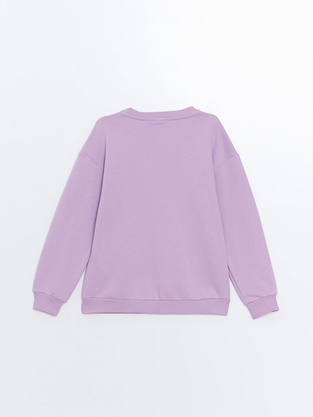 LCW Kids Lila Bisiklet Yaka Kız Çocuk Kalın Sweatshirt - 2