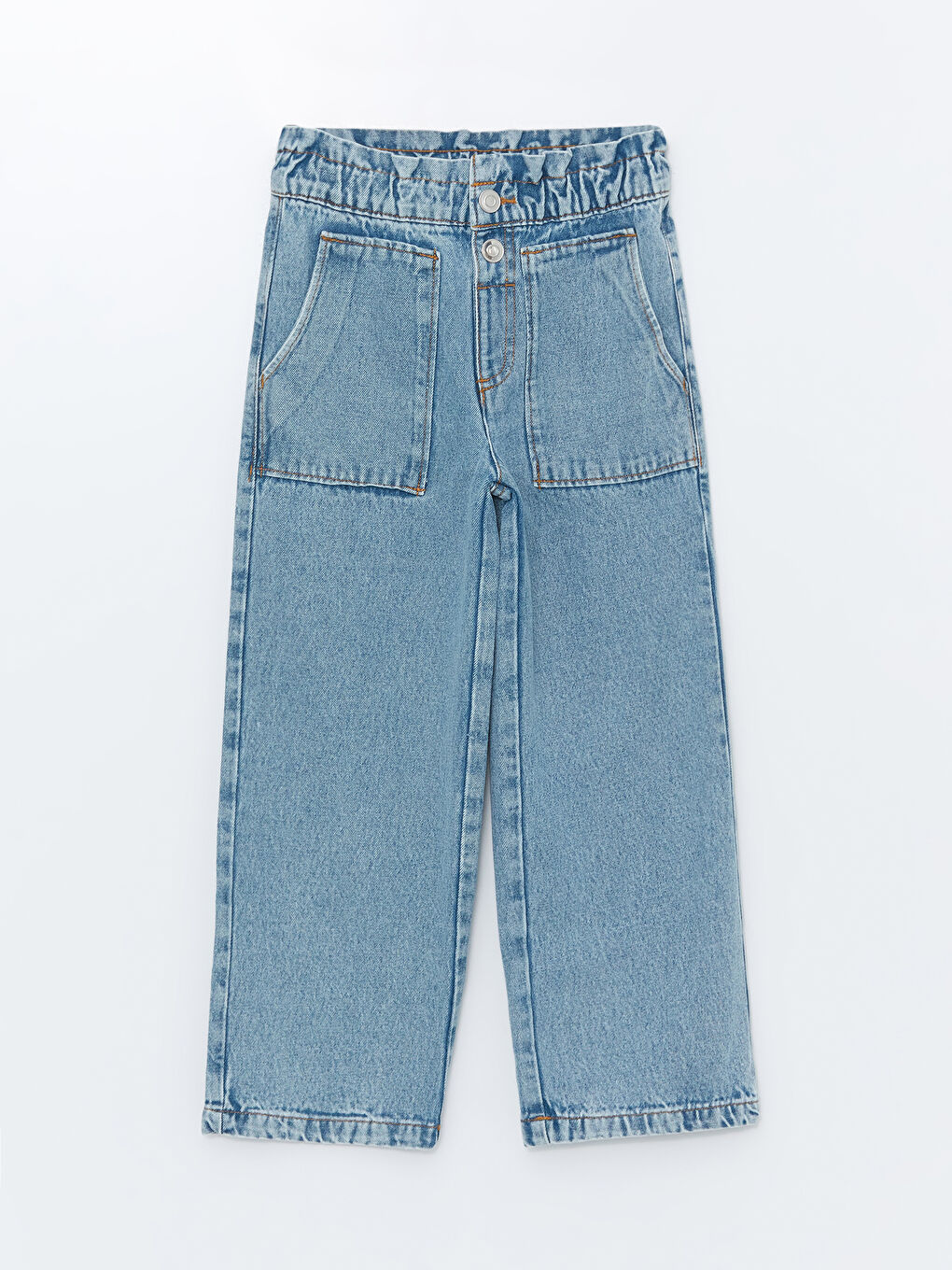 Elasticated Waist Girls' Jeans
