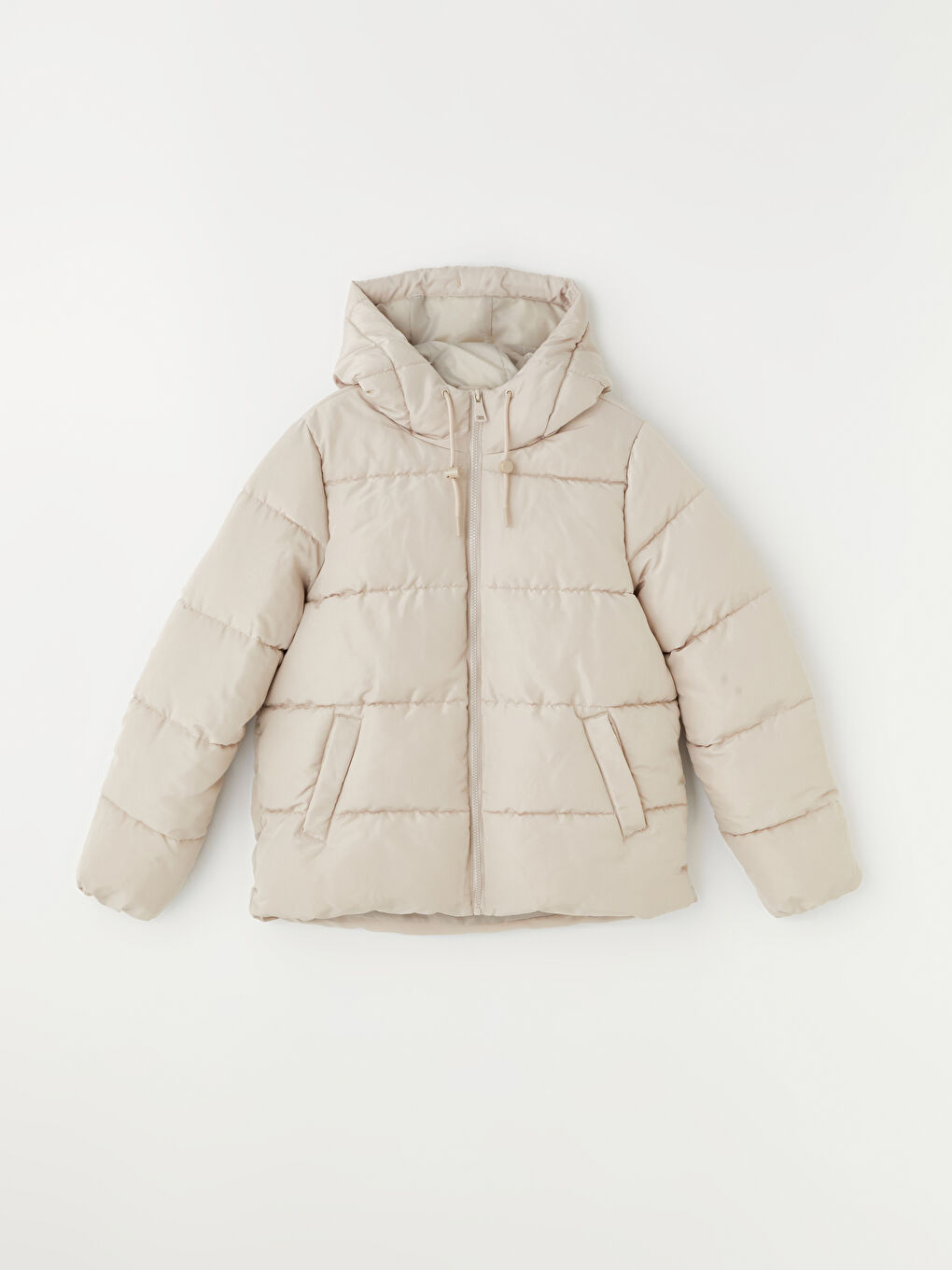 Hooded Women's Puffer Coat-6