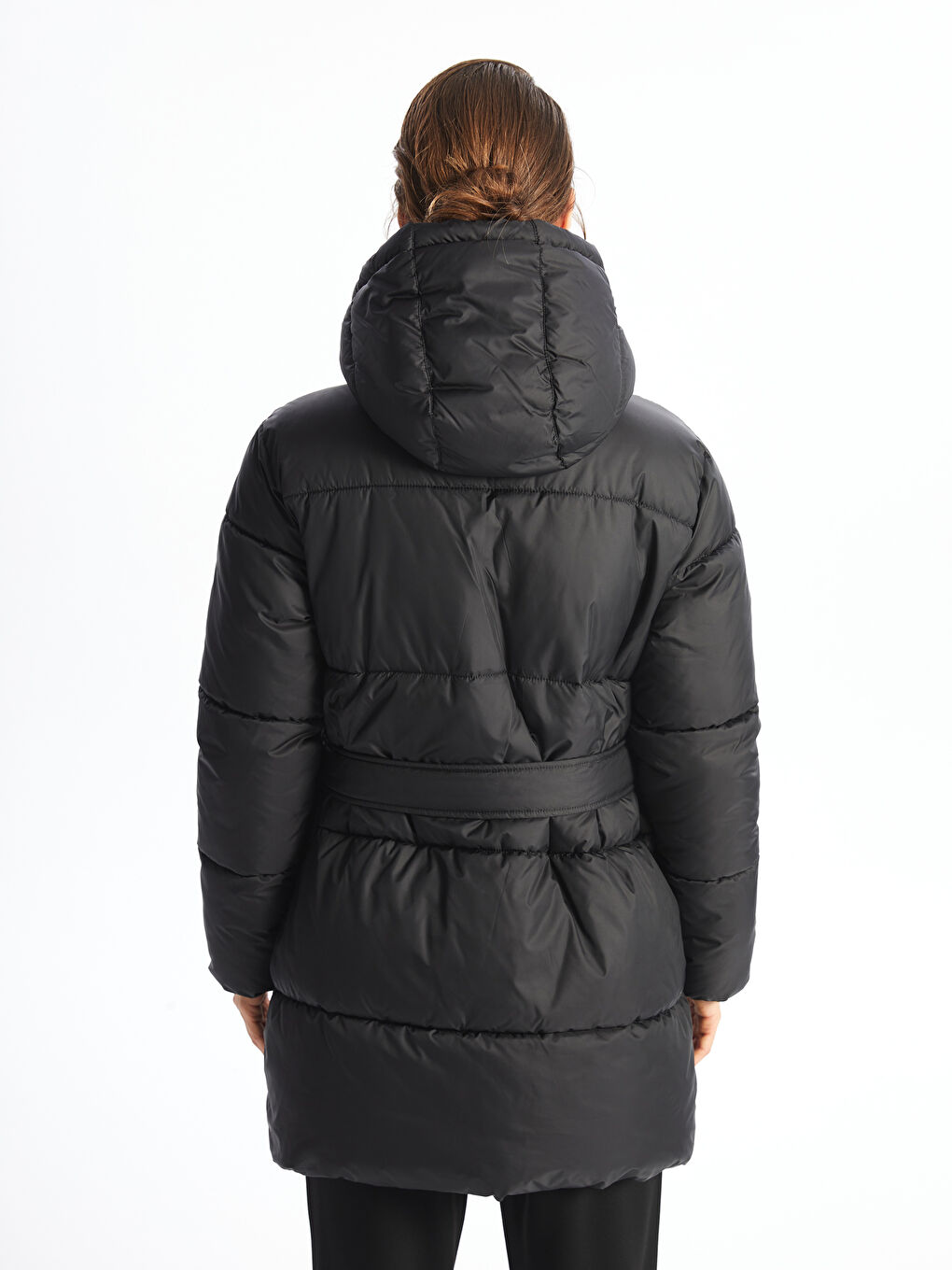 LCWAIKIKI Classic Ženska Puffer Jakna sa Kapuljačom -W47784Z8-CVL