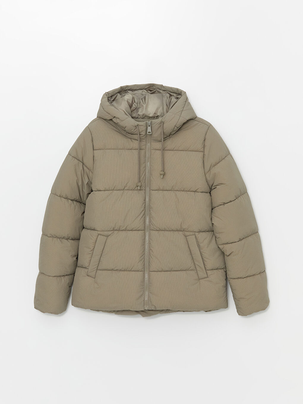 Hooded Women's Puffer Coat-5